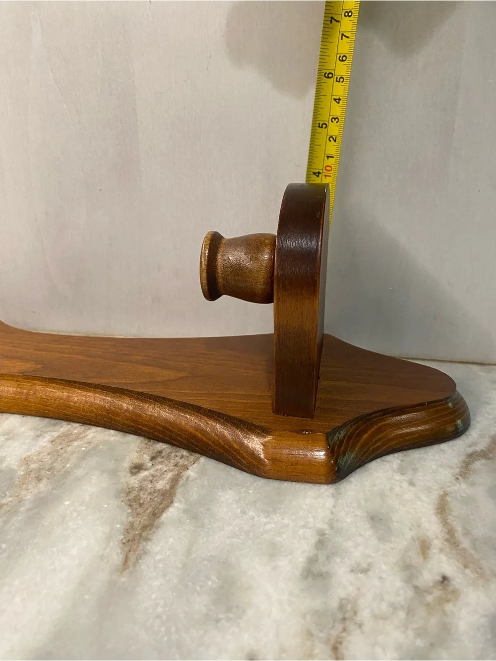 Vtg Homco Wood Heart Wall Sconce Candle Holder 15